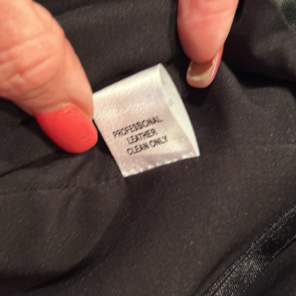 Cache Genuine Leather Pants Black NWOT - Picture 7 of 7